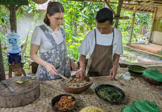 sidemen activity balinese cooking class sidemen