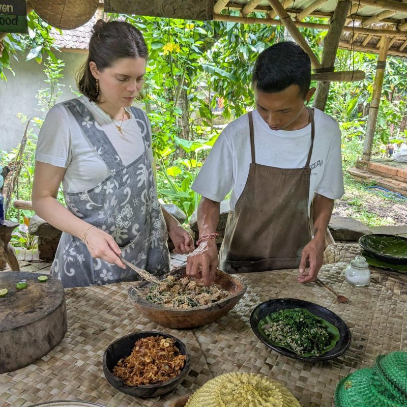 sidemen activity balinese cooking class sidemen